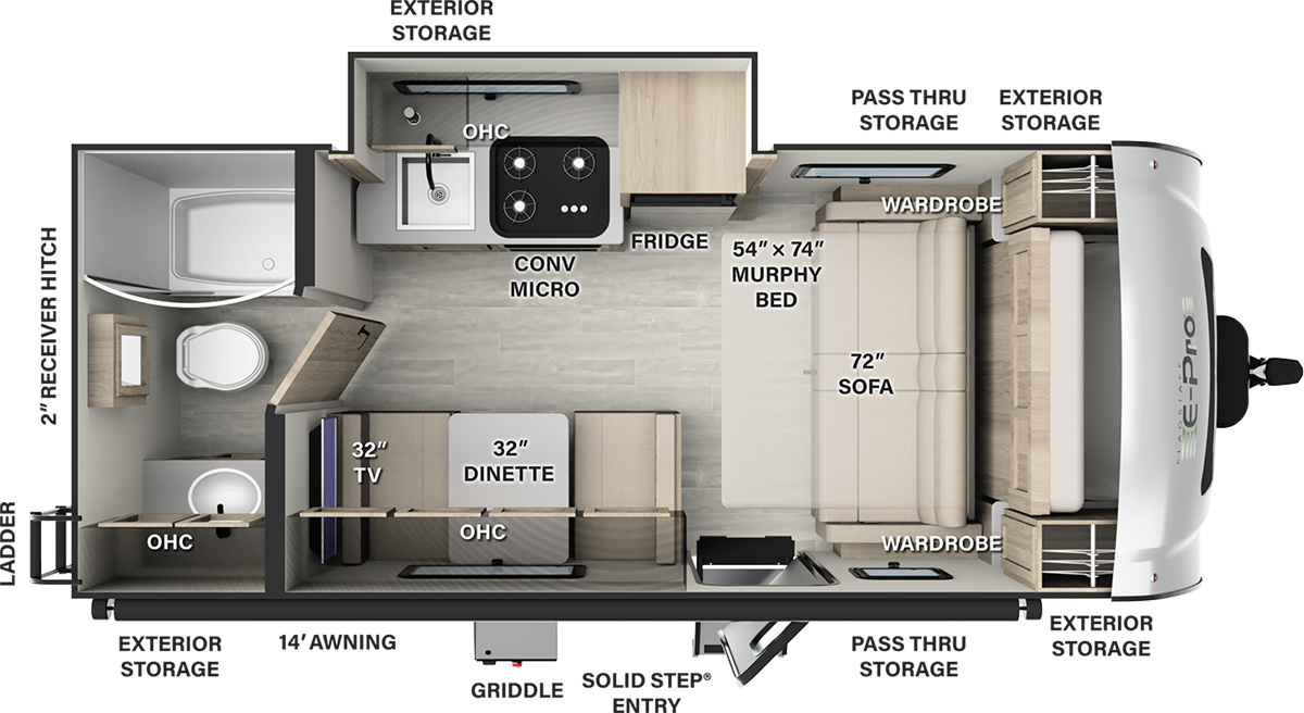 Flagstaff E Pro E19fds Floorplan