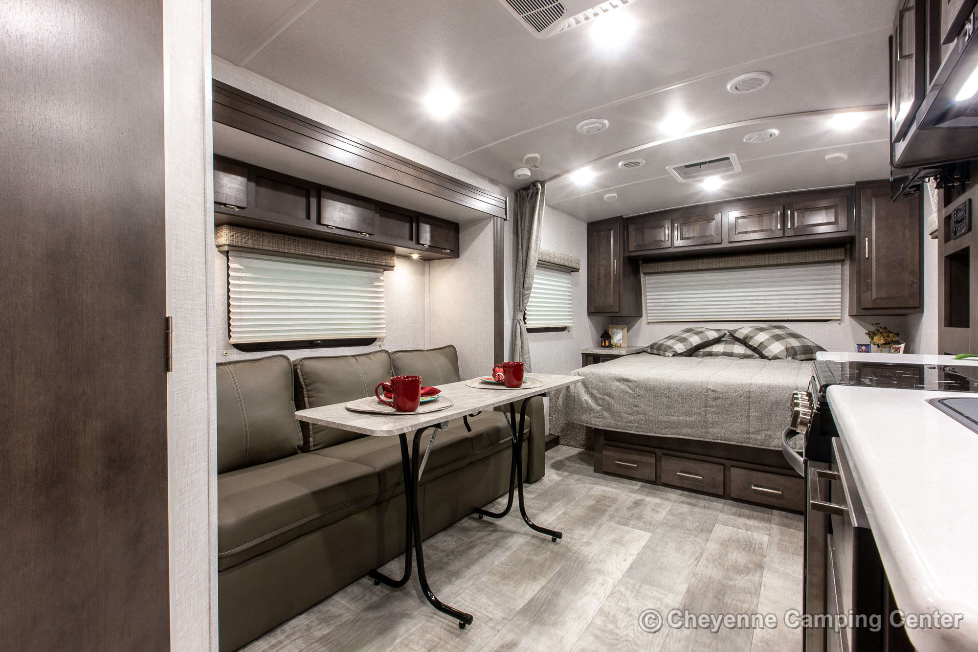 2022 Forest River Flagstaff Micro Lite 21FBRS Travel Trailer Interior Image