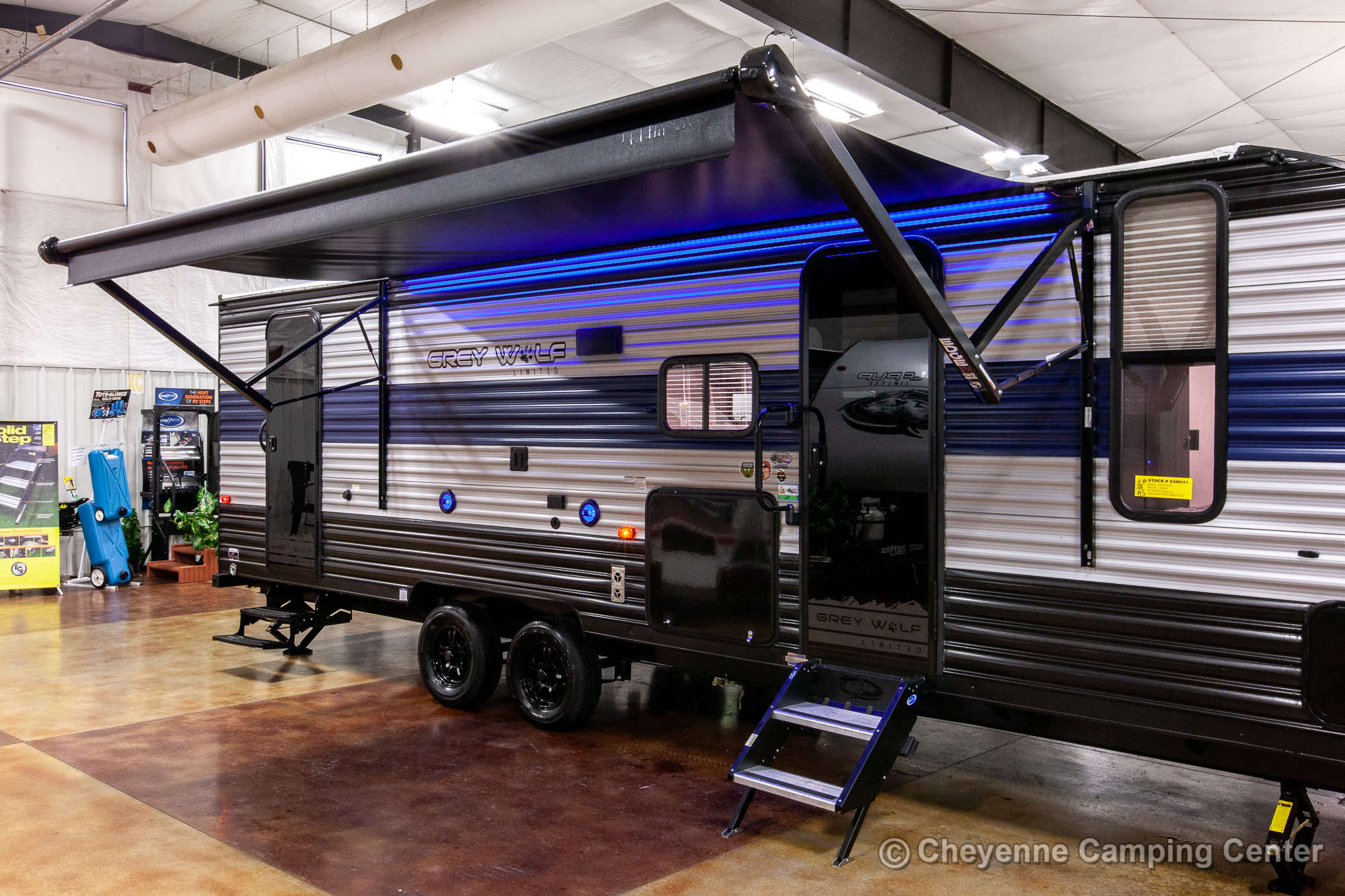 2022 Forest River Cherokee Grey Wolf 26DBH Bunkhouse Travel Trailer Exterior Image