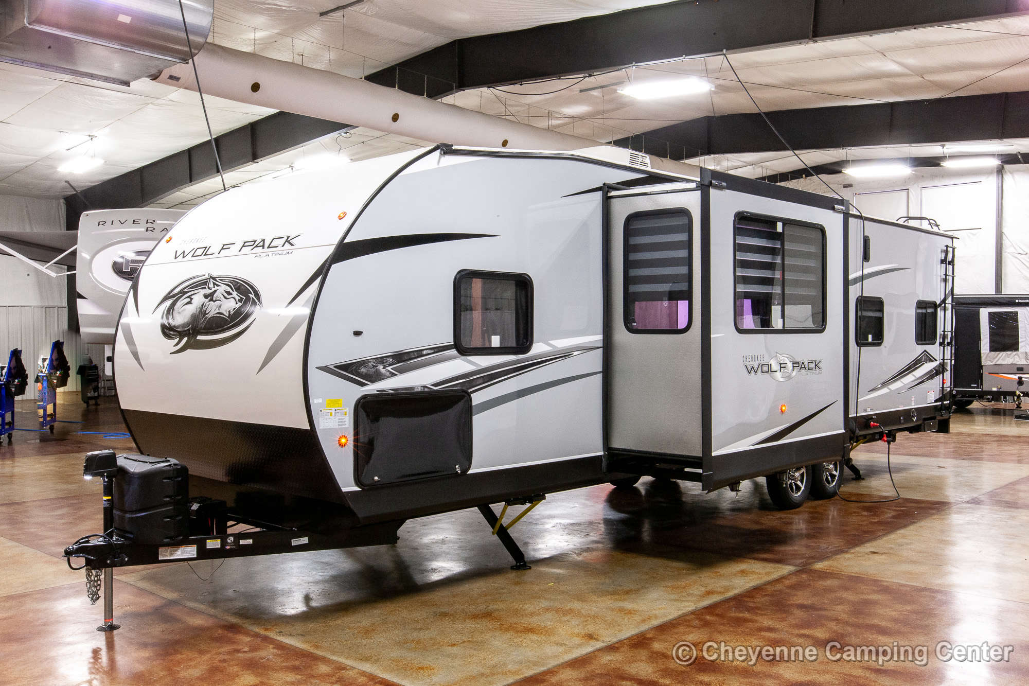2022 Forest River Cherokee Wolf Pack 25PACK12 Bunkhouse Toy Hauler Travel Trailer Exterior Image