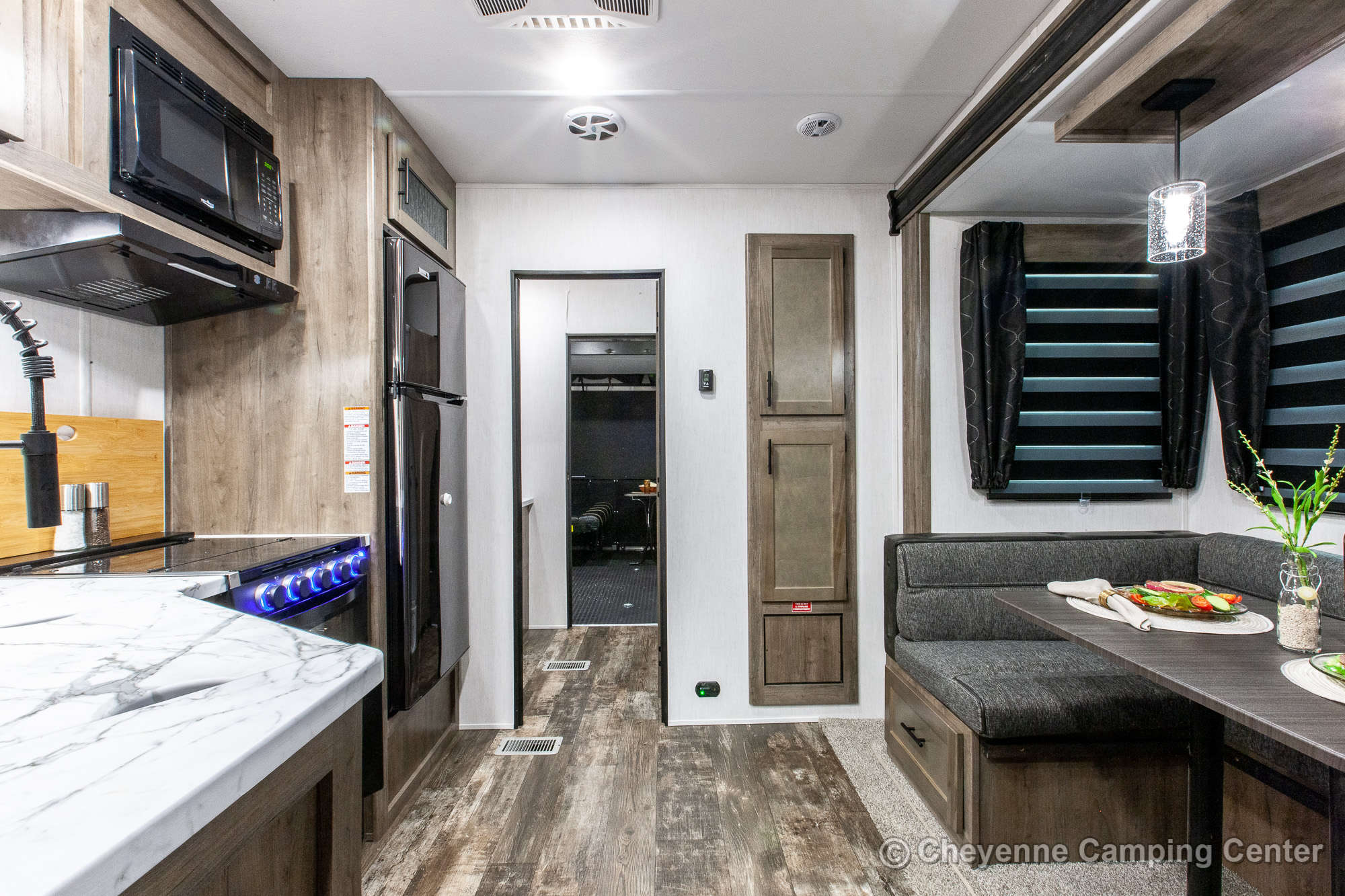 2022 Forest River Cherokee Wolf Pack 25PACK12 Bunkhouse Toy Hauler Travel Trailer Interior Image