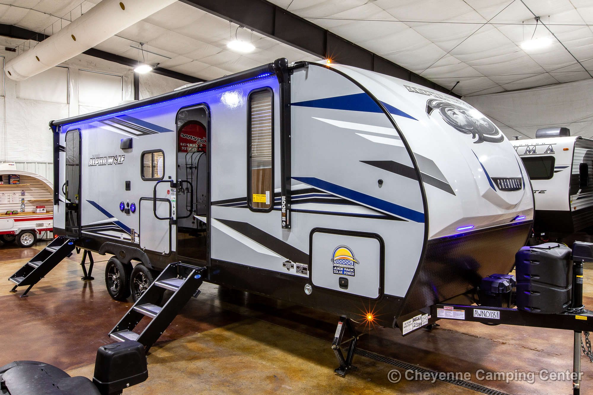 2023 Forest River Cherokee Alpha Wolf 23DBH-L Bunkhouse Travel Trailer Exterior Image