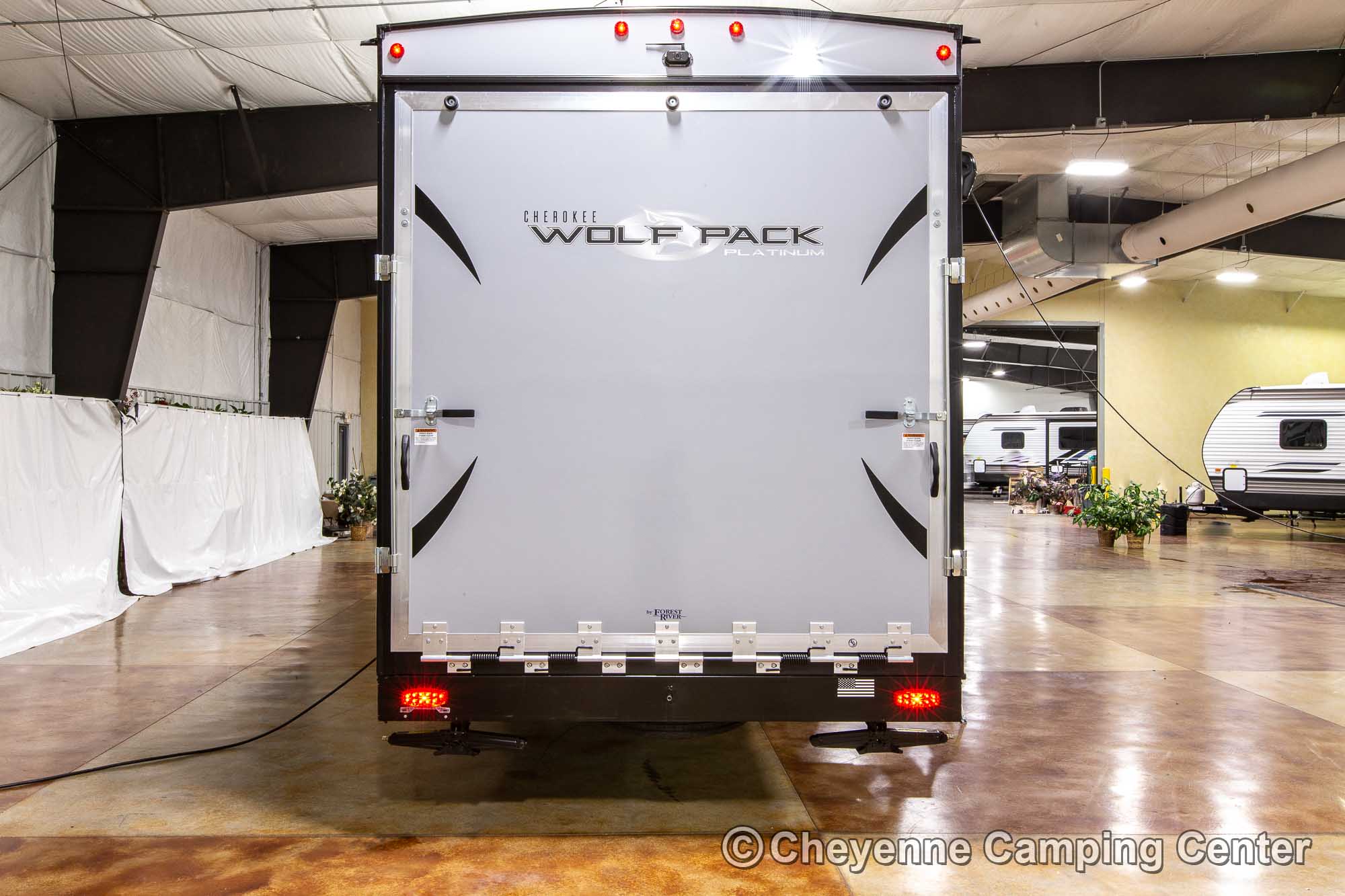 2022 Forest River Cherokee Wolf Pack 365PACK16 Bunkhouse Toy Hauler Fifth Wheel Exterior Image
