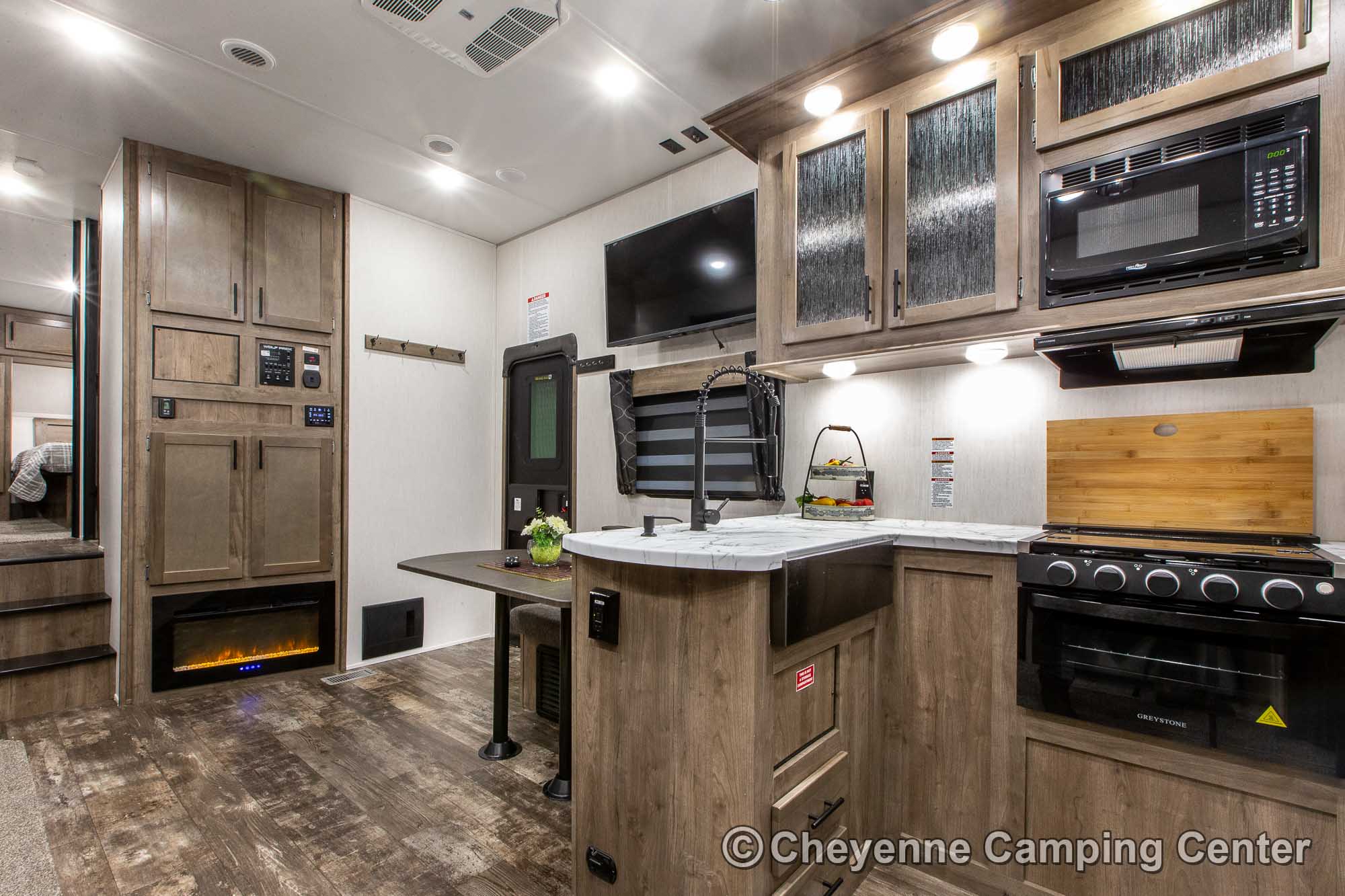 2022 Forest River Cherokee Wolf Pack 365PACK16 Bunkhouse Toy Hauler Fifth Wheel Interior Image