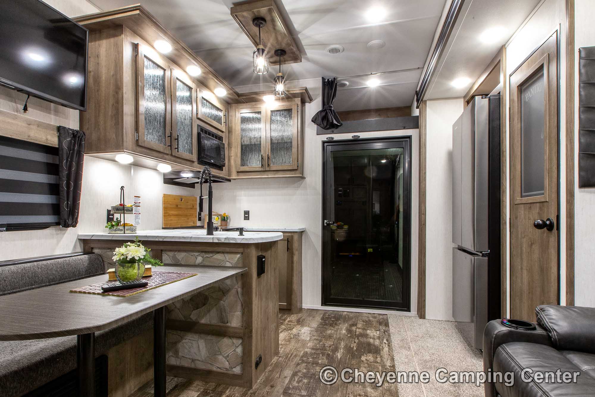 2022 Forest River Cherokee Wolf Pack 365PACK16 Bunkhouse Toy Hauler Fifth Wheel Interior Image