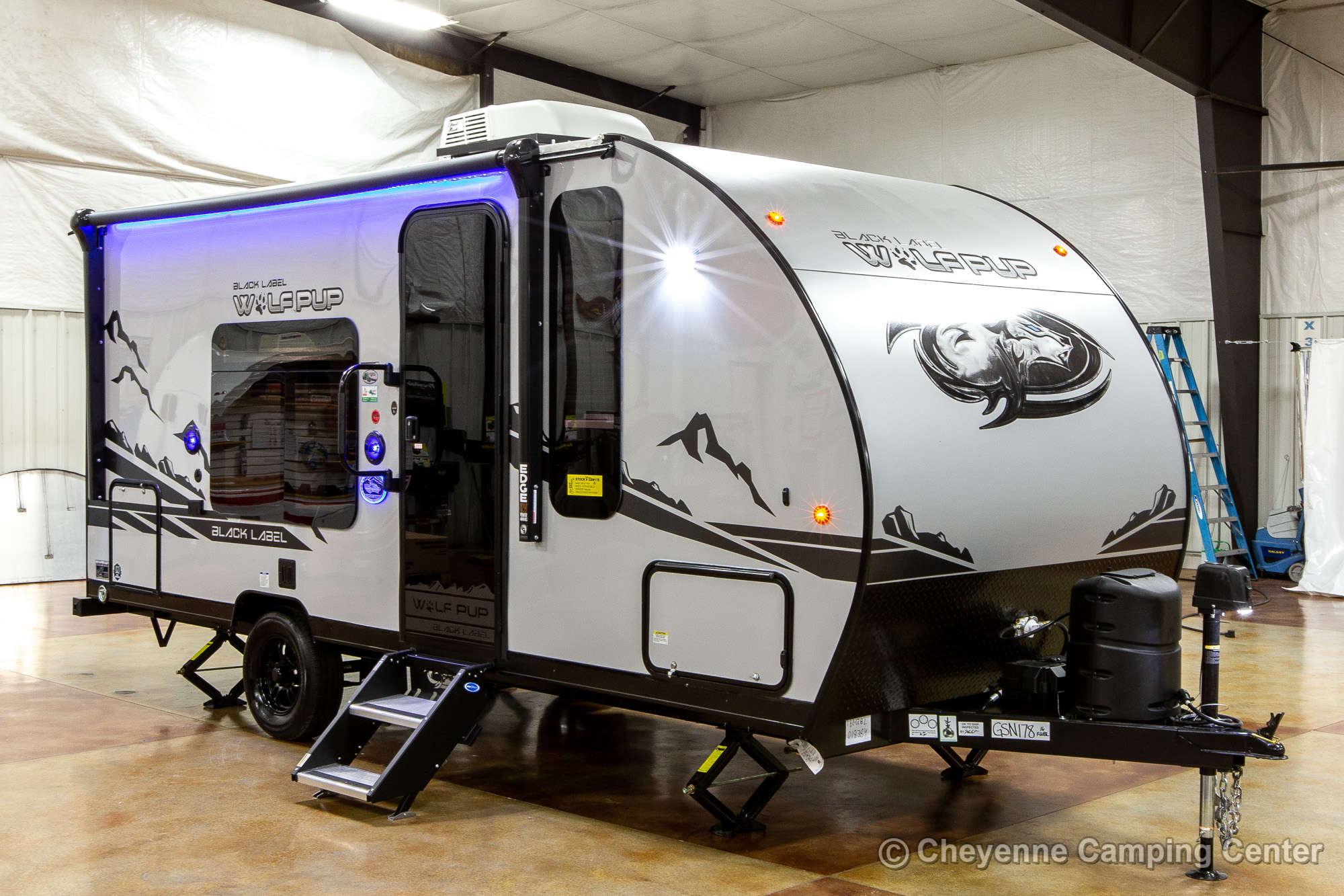 2022 Forest River Cherokee Wolf Pup Black Label 16FQBL Travel Trailer Exterior Image