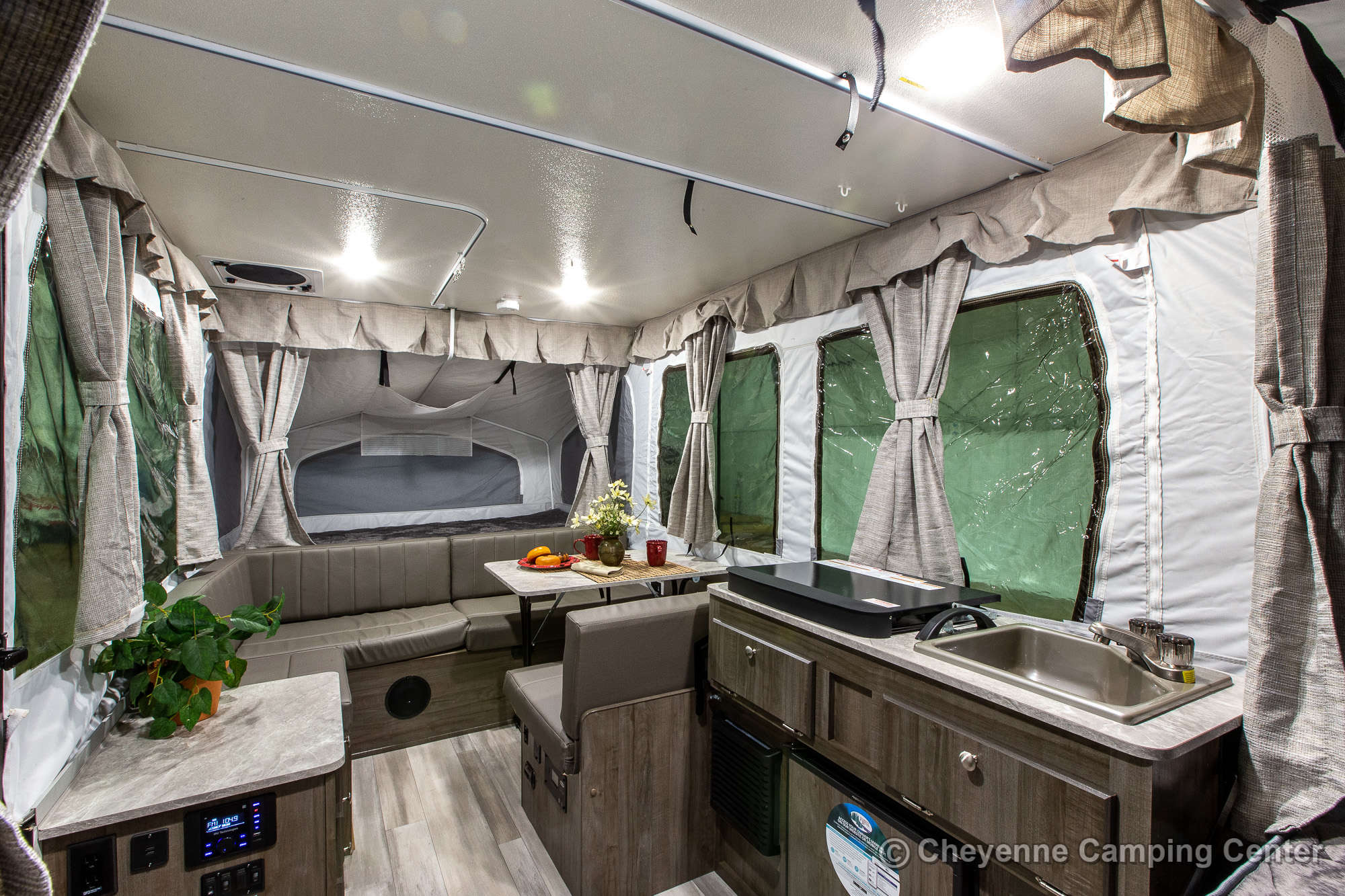 2022 Forest River Flagstaff Sports Enthusiast 206STSE Folding Camper Interior Image