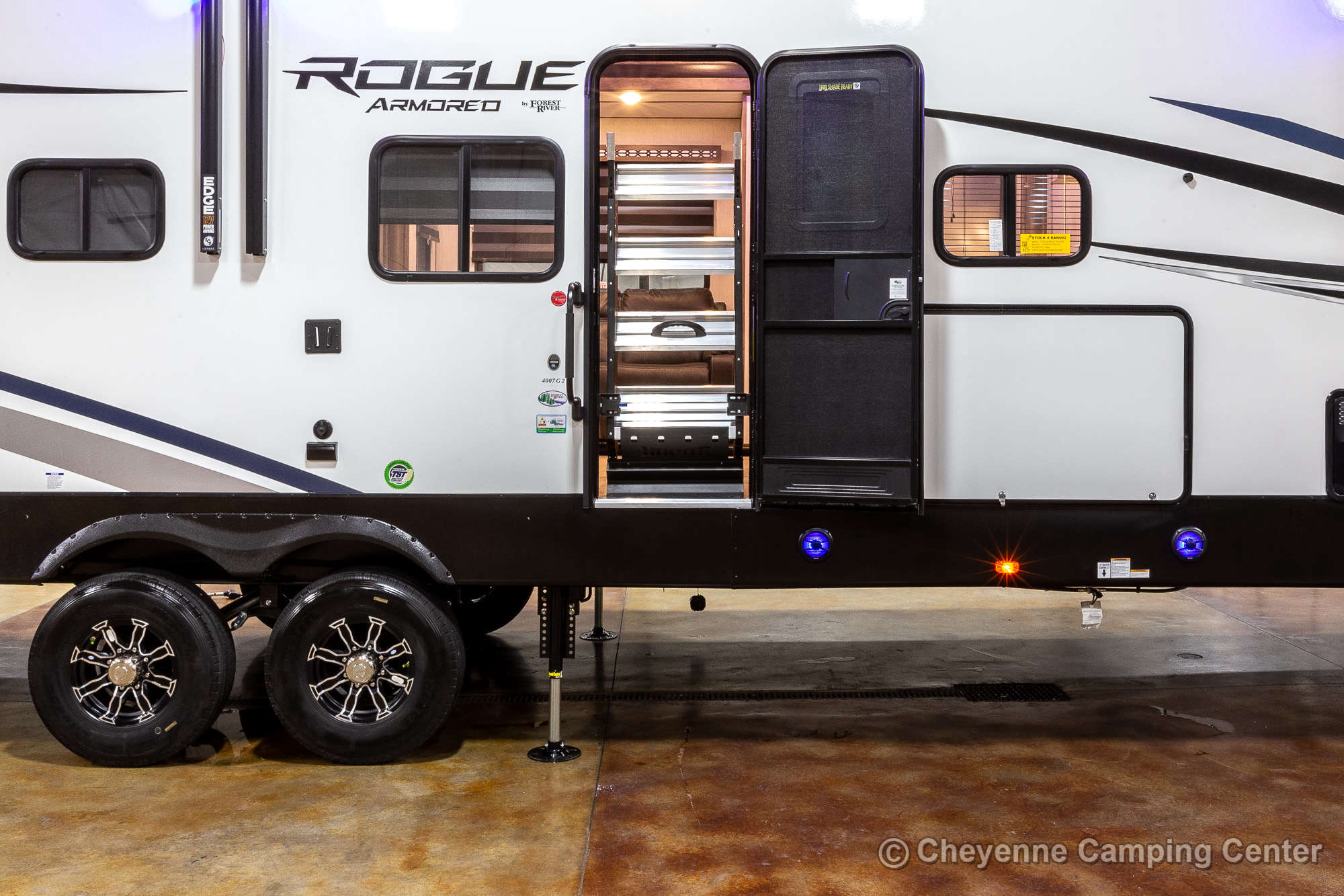 2022 Forest River Vengeance Rogue Armored 4007G2 Bunkhouse Toy Hauler Fifth Wheel Exterior Image