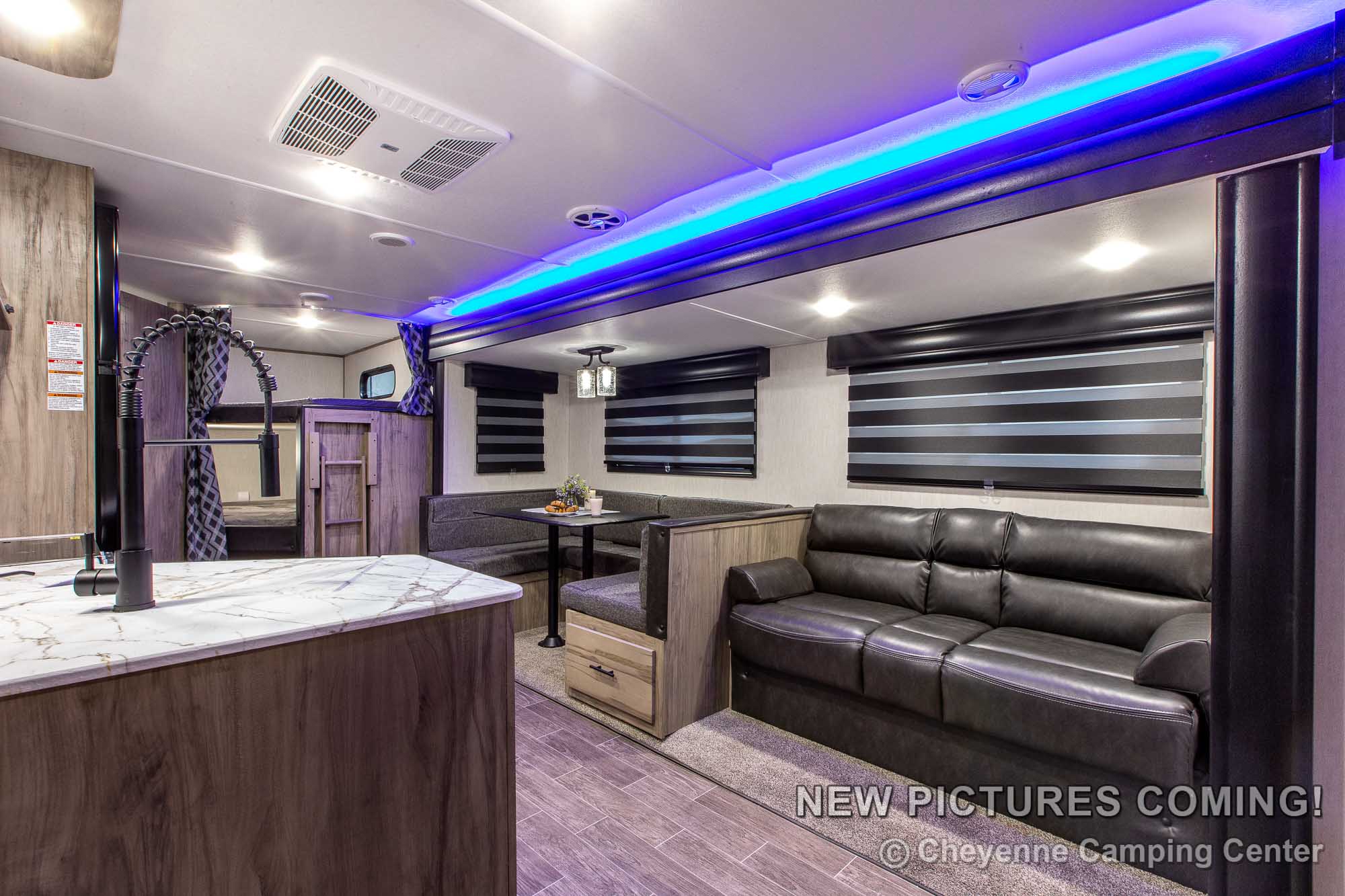 2024 Forest River Cherokee Alpha Wolf 26DBH-L Bunkhouse Travel Trailer Interior Image