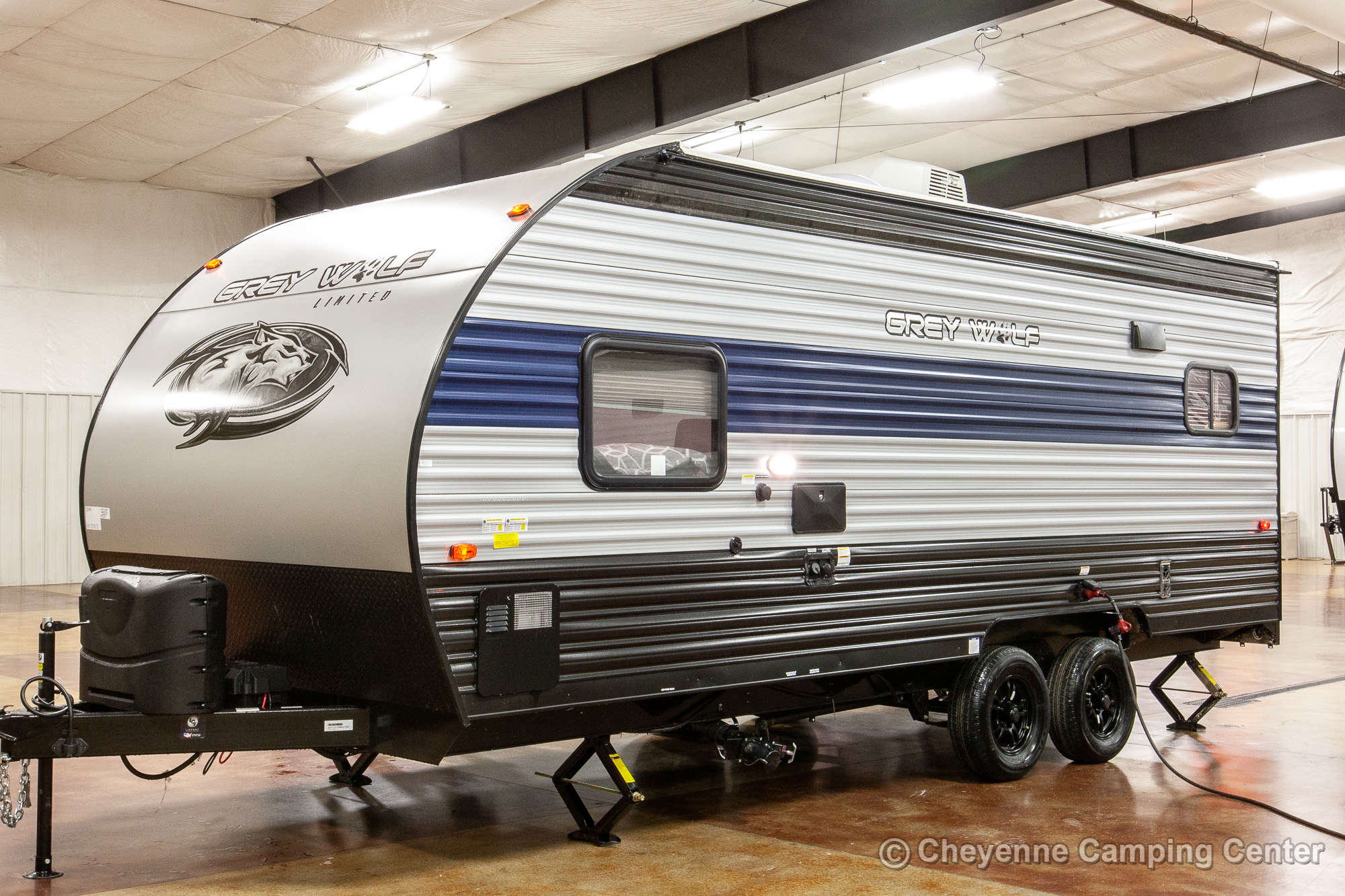 2022 Forest River Cherokee Grey Wolf 18RR Toy Hauler Travel Trailer Exterior Image