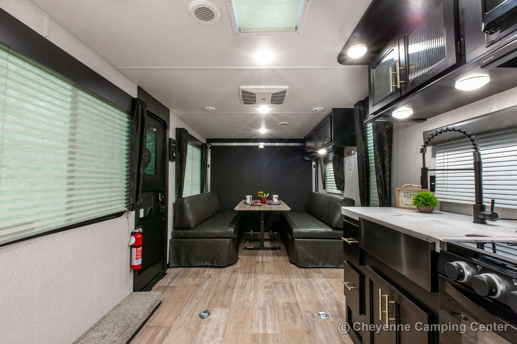 2022 Forest River Cherokee Grey Wolf 26MBRR Toy Hauler Travel Trailer Interior Image