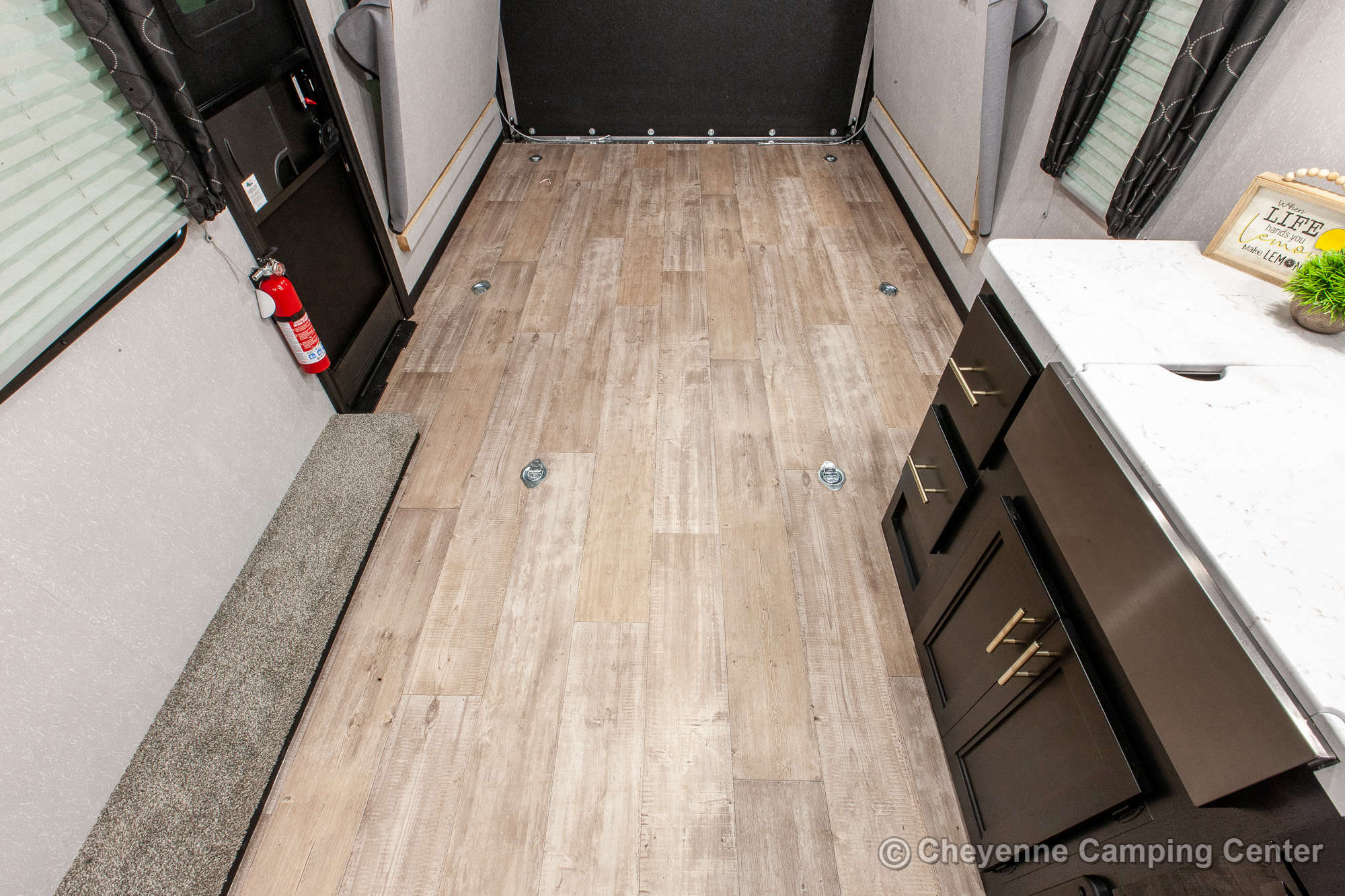 2022 Forest River Cherokee Grey Wolf 26MBRR Toy Hauler Travel Trailer Interior Image