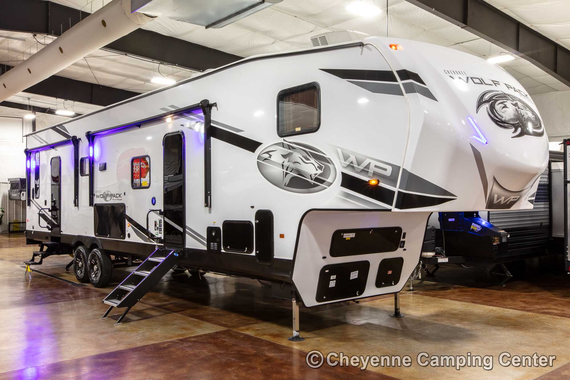 2023 Forest River Cherokee Wolf Pack 365PACK16 Bunkhouse Toy Hauler Fifth Wheel Exterior Image
