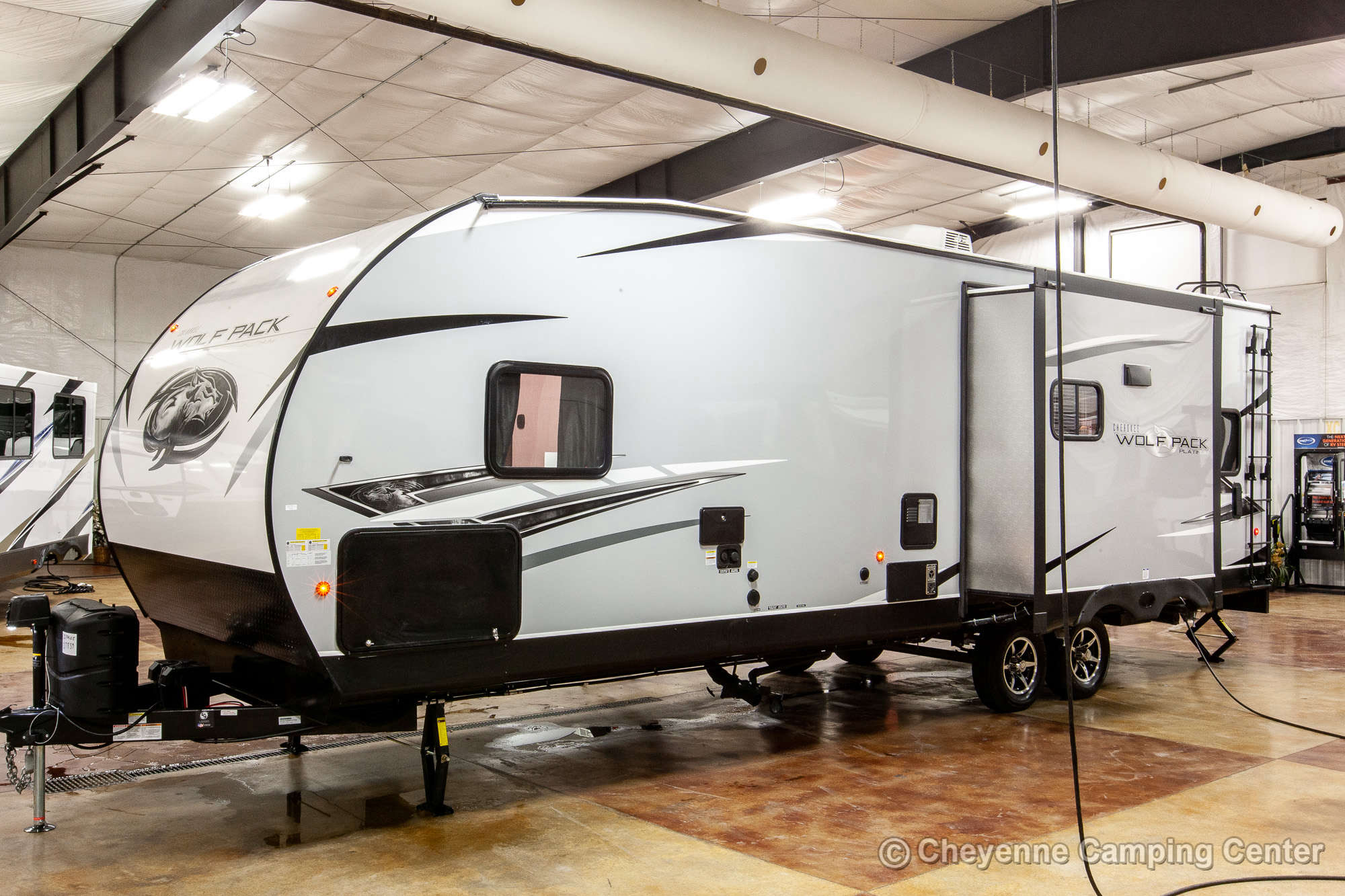 2022 Forest River Cherokee Wolf Pack 23PACK15 Bunkhouse Toy Hauler Travel Trailer Exterior Image