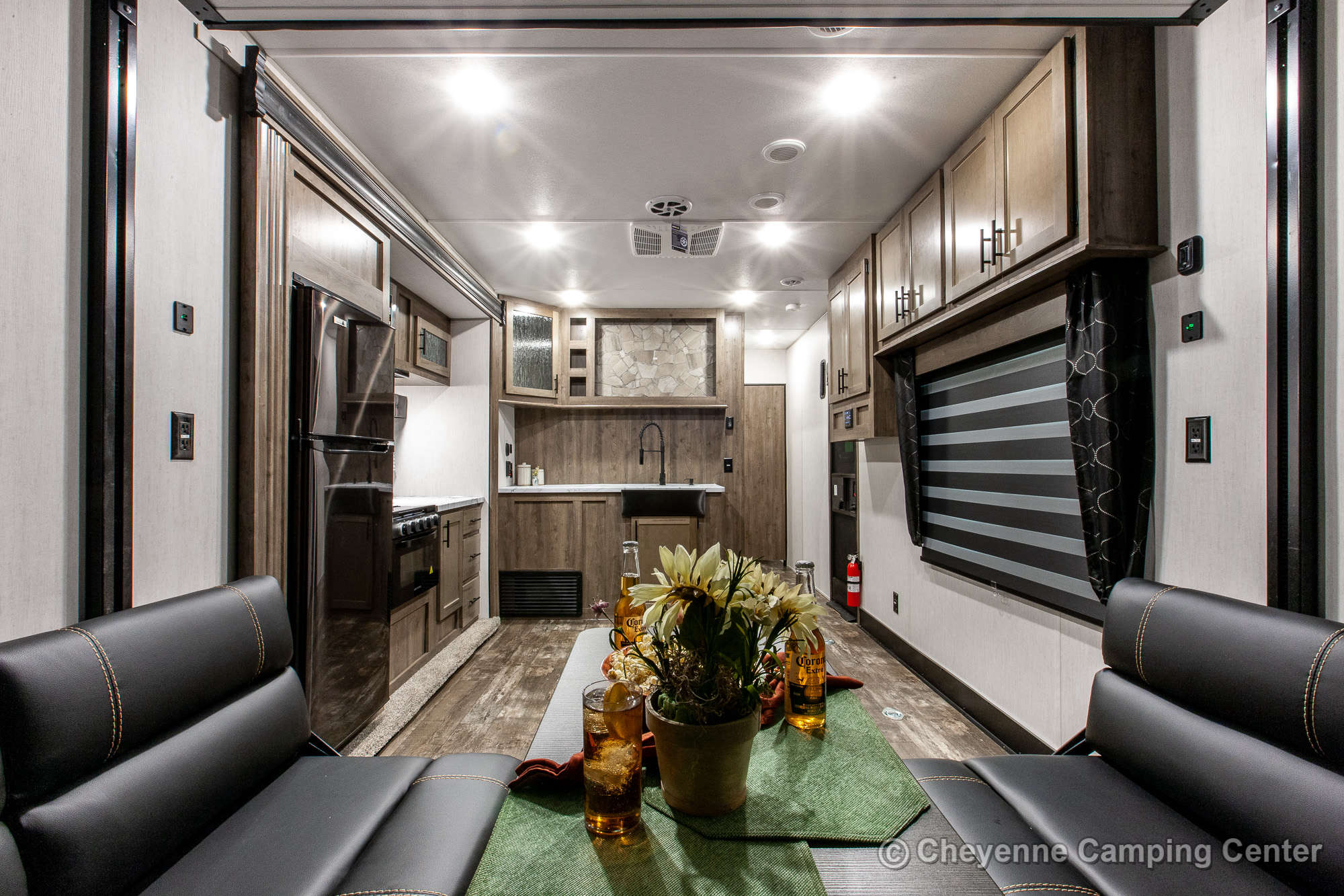 2022 Forest River Cherokee Wolf Pack 23PACK15 Bunkhouse Toy Hauler Travel Trailer Interior Image
