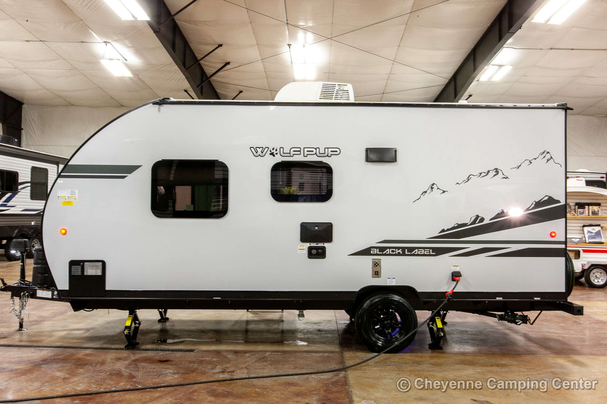 2022 Forest River Cherokee Wolf Pup Black Label 16FQBL Travel Trailer Exterior Image