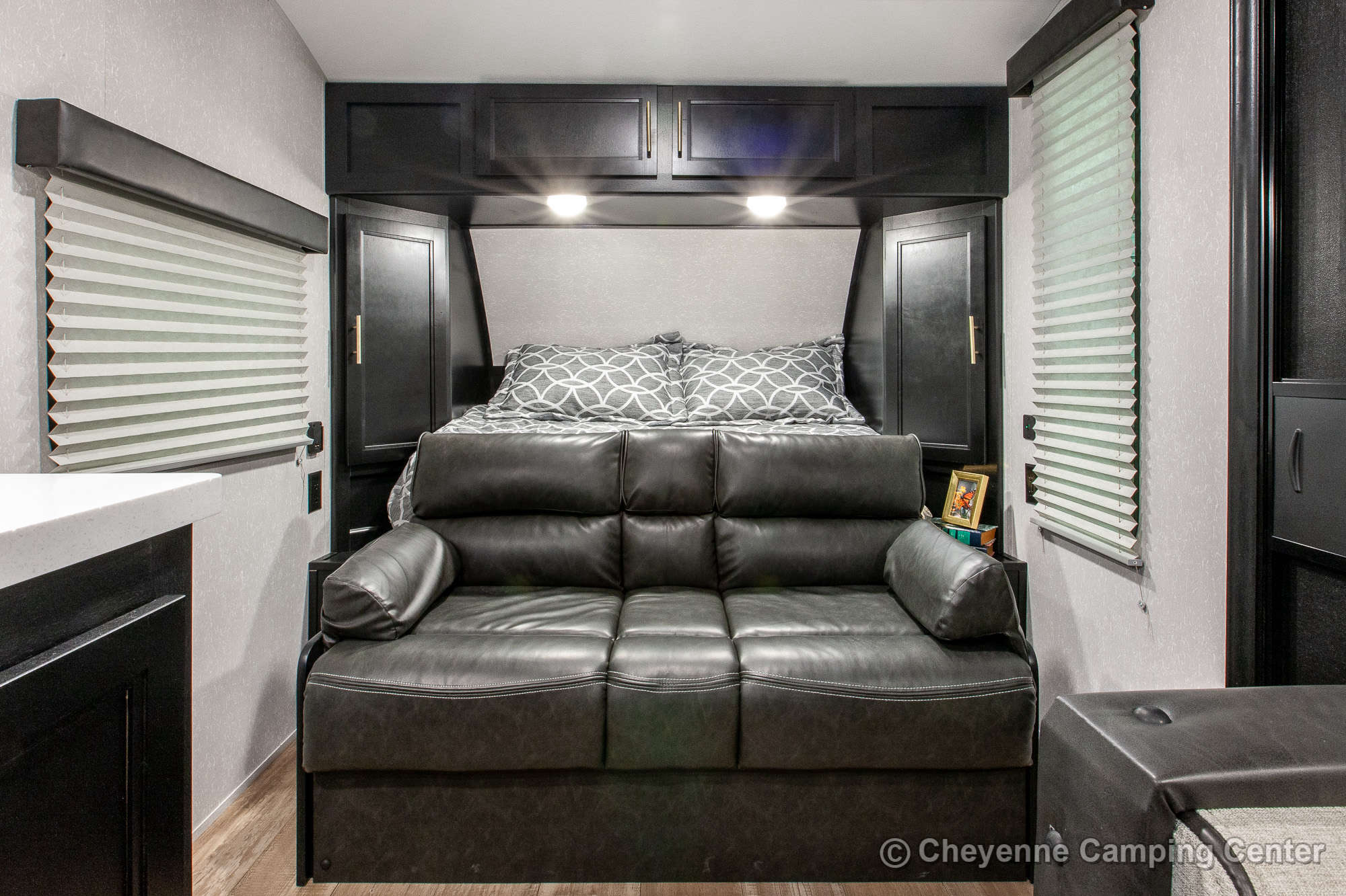2022 Forest River Cherokee Wolf Pup Black Label 16FQBL Travel Trailer Interior Image