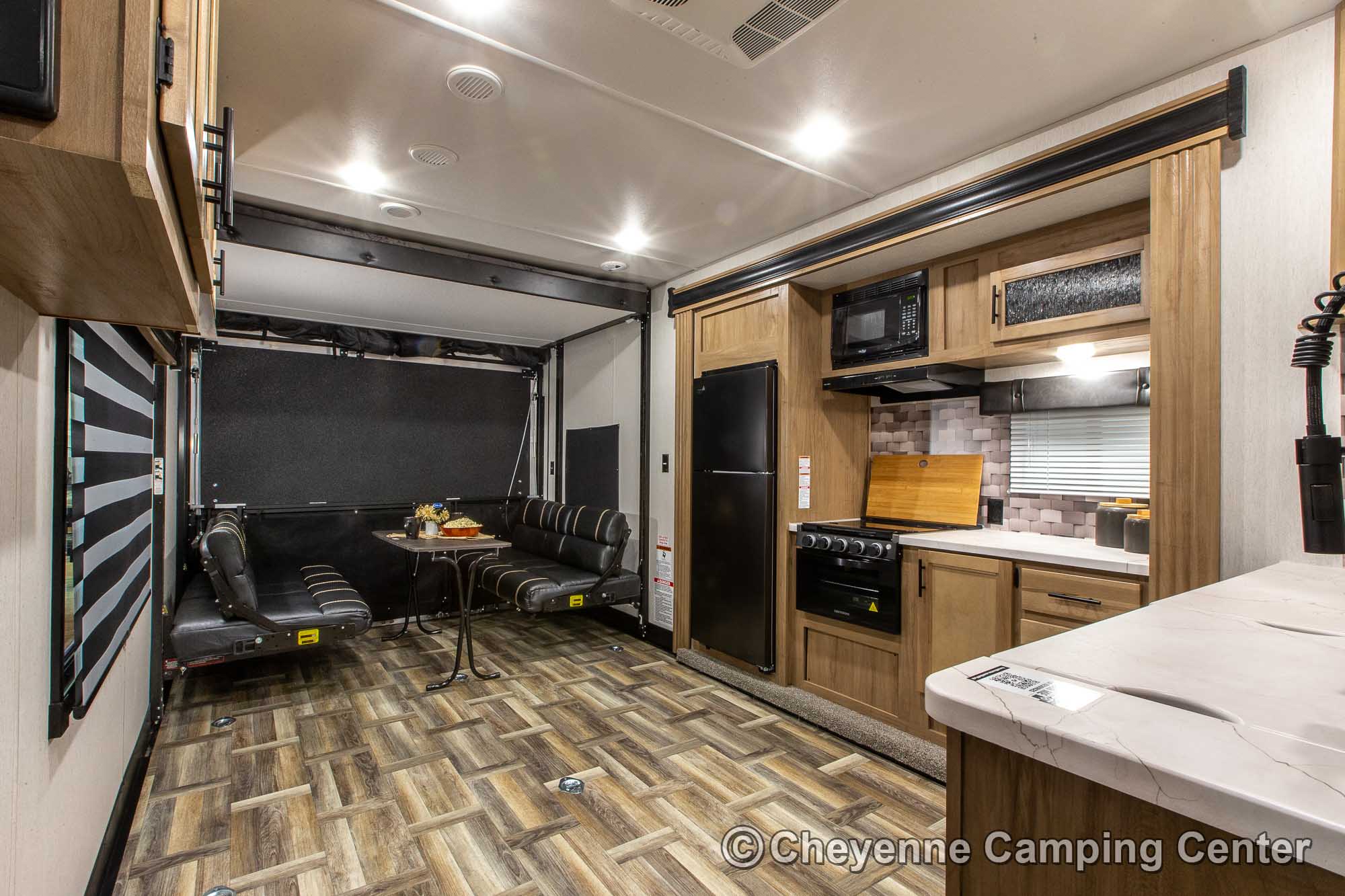 2023 Forest River Cherokee Wolf Pack 23PACK15 Bunkhouse Toy Hauler Travel Trailer Interior Image