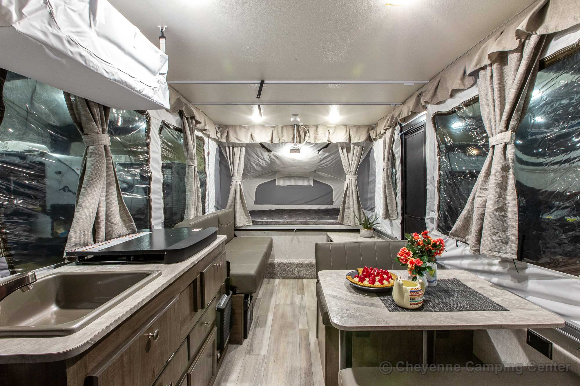 2022 Forest River Flagstaff Sports Enthusiast 207SE Folding Camper Interior Image
